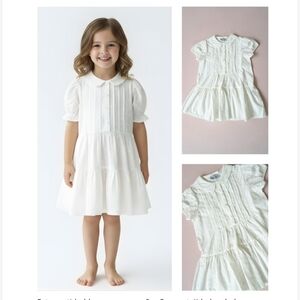 Charming White Kids Dress